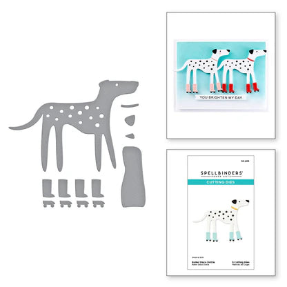 Roller Disco Dottie Etched Dies from the Out and About Collection