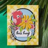 Free Hugs Oscar Etched Dies from the Cheerful Chirps Collection