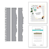 Torn Paper Edges Etched Dies from the Take Note Collection