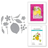 Citrus Spritz Etched Dies from the La Dolce Vita Collection