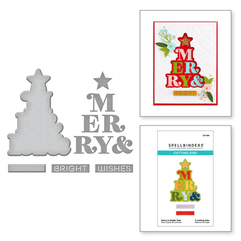 Matrices gravées Merry &amp; Bright de la collection Merry &amp; Bright