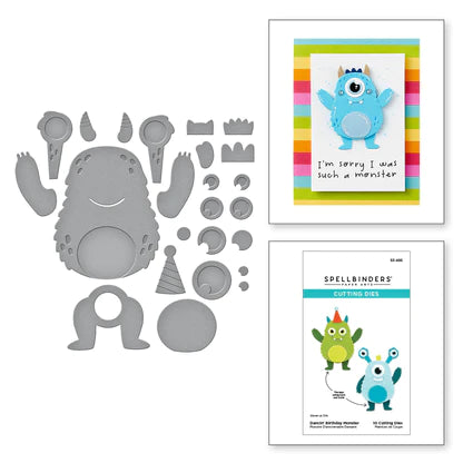 Matrices gravées Dancin' Birthday Monster de la collection Monster Birthday