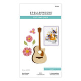 Mini Guitar Etched Dies from the Bibi's Musical Notes Collection by Bibi Cameron