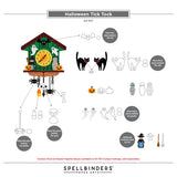 Halloween Tick Tock Etched Dies from the Cuckoo Cottage Collection
