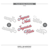 French Holiday Sentiments Etched Dies from the International Holiday Sentiments Collection