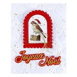 French Holiday Sentiments Etched Dies from the International Holiday Sentiments Collection