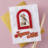 French Holiday Sentiments Etched Dies from the International Holiday Sentiments Collection
