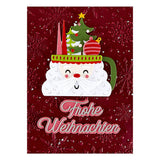 German Holiday Sentiments Etched Dies from the International Holiday Sentiments Collection