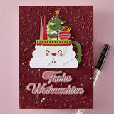 German Holiday Sentiments Etched Dies from the International Holiday Sentiments Collection
