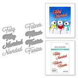 Spanish Holiday Sentiments Etched Dies from the International Holiday Sentiments Collection