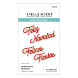 Spanish Holiday Sentiments Etched Dies from the International Holiday Sentiments Collection