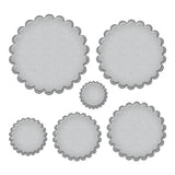 Classic Scalloped Circles Etched Dies