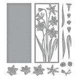 Daffodil Frame Etched Dies from the Photosynthesis Collection by Simon Hurley