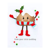 Dancin' Figgy Pudding Etched Dies from the Dancin' Christmas Collection