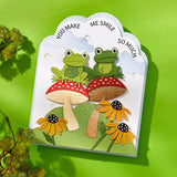 Jump for Joy Sentiments Clear Stamp Set from the Jump for Joy Collection