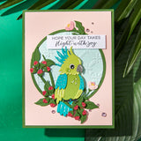 Bamboo Screen 3D Embossing Folder from the Cheerful Chirps Collection