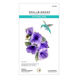 Petunia and Hummingbird Etched Dies from the Summer Solstice Garden Collection by Susan Tierney-Cockburn