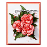 Begonia and Ladybugs Etched Dies from the Summer Solstice Garden Collection by Susan Tierney-Cockburn