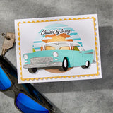 Scenic Drive Stencil from the Classic Road Legends Collection by Mindy Eggen