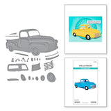 Timeless Truck Etched Dies from the Classic Road Legends Collection by Mindy Eggen