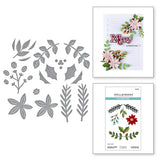 Christmas Foliage Etched Dies from the All About Christmas Collection by Lisa Horton