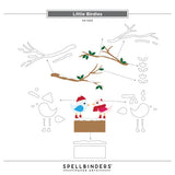 Little Birdies Etched Dies from the All About Christmas Collection by Lisa Horton