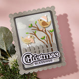 Little Birdies Etched Dies from the All About Christmas Collection by Lisa Horton