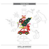 Yuletide Ride Etched Dies from the Wonderland Collection
