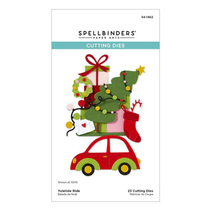 Yuletide Ride Etched Dies from the Wonderland Collection
