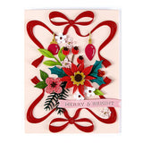 Gifting Bow Etched Dies from the Merry Moments Collection