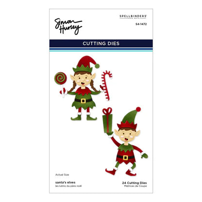 Santa's Elves Etched Dies from the North Pole Friends Collection by Simon Hurley