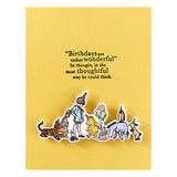 Woo Hoo! Coordinating Etched Dies for Coordinating Stamp Set from the Say Cheese Classic Pooh Birthday Collection by Simple Stories
