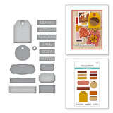 Documenting Labels Etched Dies from the Autumn Archives Collection by Kelly Bangs