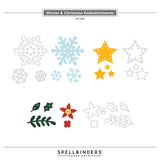 Winter & Christmas Embellishments Etched Dies from the 3D Felt Décor Collection by Sandi MacIver