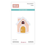 Gingerbread House Etched Dies from the Candy Christmas Collection by Stamperia
