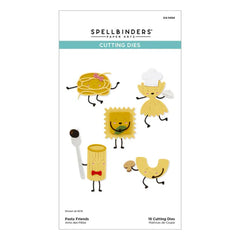 Pasta Friends Etched Dies from the Buon Appetito Collection