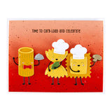Pasta Friends Etched Dies from the Buon Appetito Collection