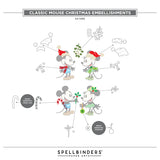 Classic Mouse Christmas Embellishments Etched Dies from the Say Cheese Classic Mouse Christmas Collection