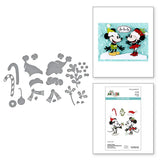 Classic Mouse Christmas Embellishments Etched Dies from the Say Cheese Classic Mouse Christmas Collection