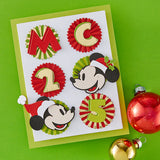 Classic Mouse Christmas Embellishments Etched Dies from the Say Cheese Classic Mouse Christmas Collection