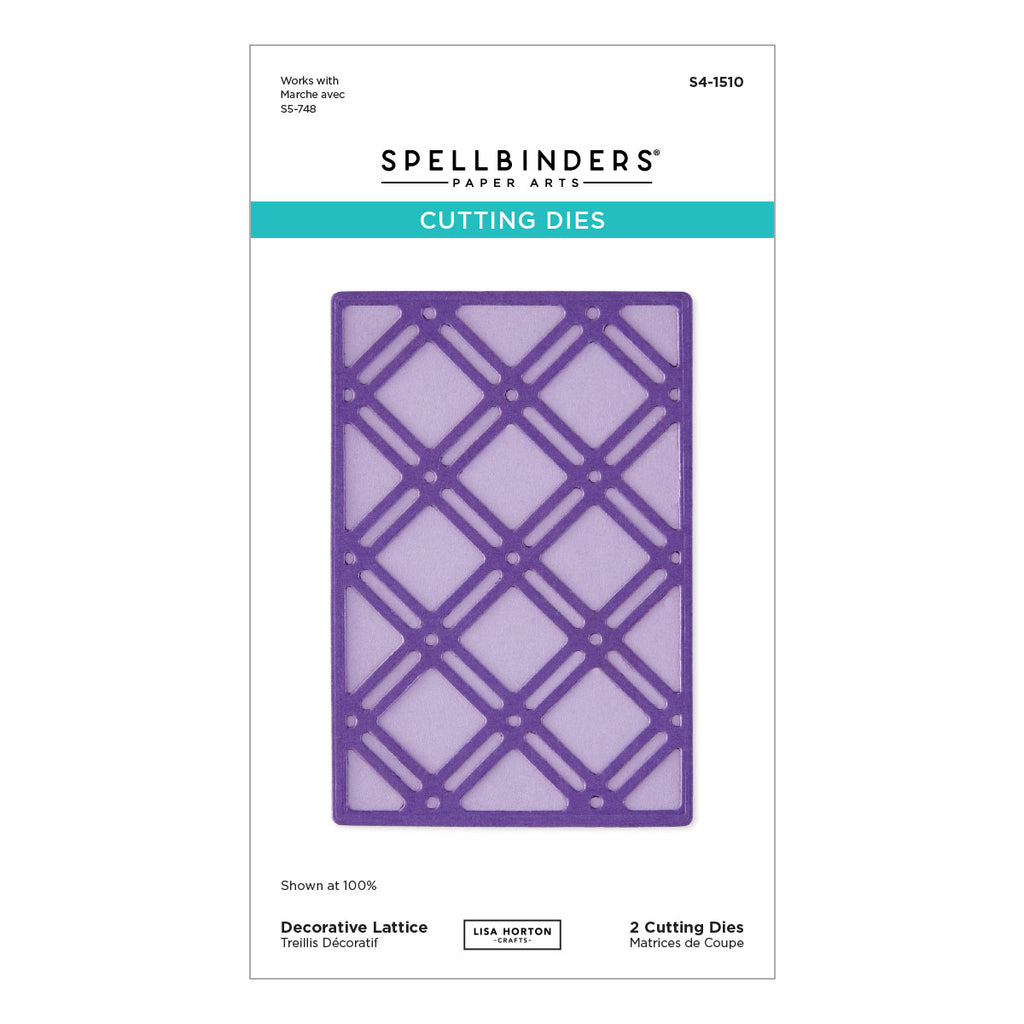 Decorative Lattice Etched Dies by Lisa Horton
