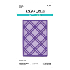 Decorative Lattice Etched Dies by Lisa Horton