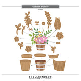 Garden Planter Etched Dies by Lisa Horton