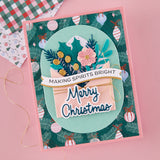 Merry Greetings Etched Dies