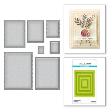 Flower Stems Press Plate & Die Set from the Pressed Posies Collection
