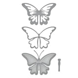 Layered Butterfly Etched Dies