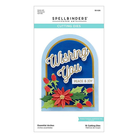 Essential Arches Etched Dies from the Glimmer Greetings Collection