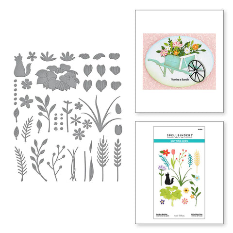 Matrices gravées Garden Builder de la collection Country Road par Annie Williams