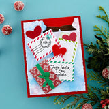 Winter Splash Quick Card Backgrounds from the Holiday Hugs Collection by Stampendous