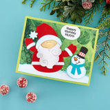 Santa Hugs Etched Dies from the Holiday Hugs Collection by Stampendous
